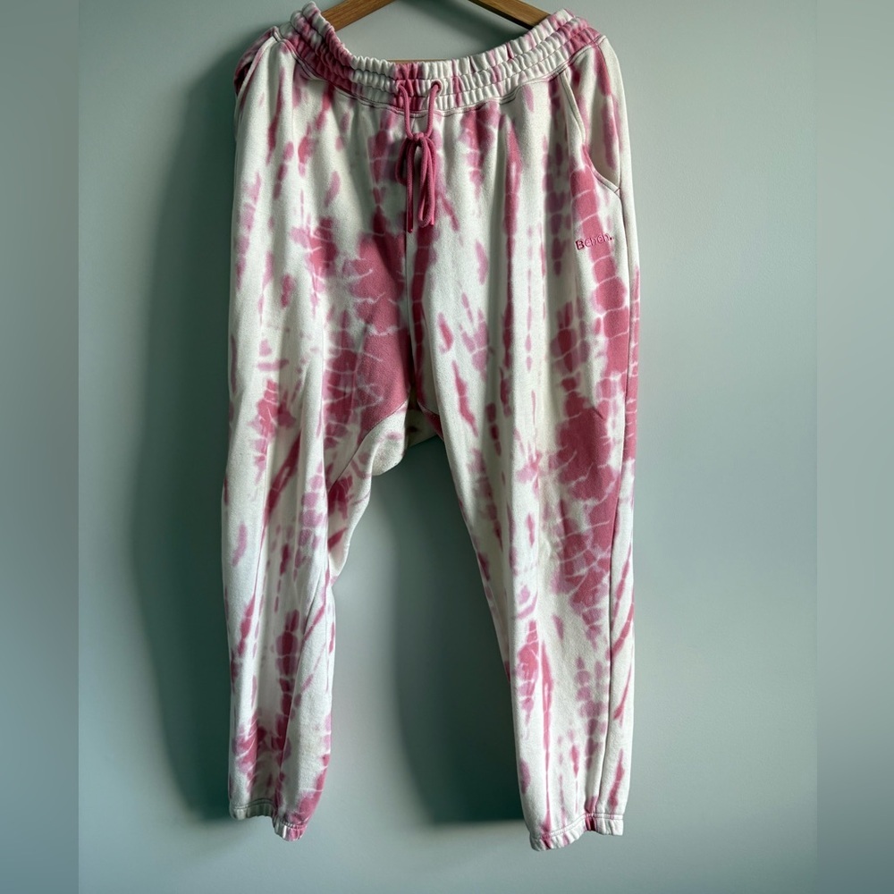 Bench Pink Tie-Dye Sweatsuit (Hoodie and Joggers) | Size XL - Picture 8 of 9